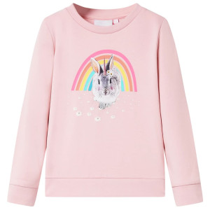 Sudadera infantil rosa claro 92 D