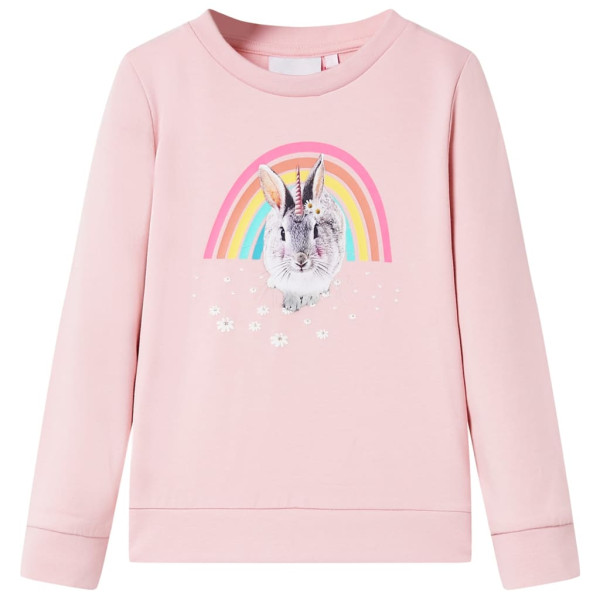 Sudadera infantil rosa claro 116 D