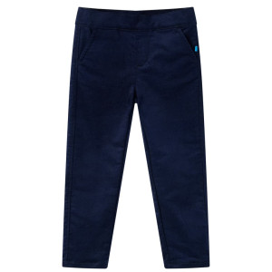 Pantalón para niños azul marino oscuro 140 D