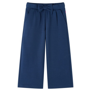 Pantalón para niños con perneras anchas azul marino 140 D