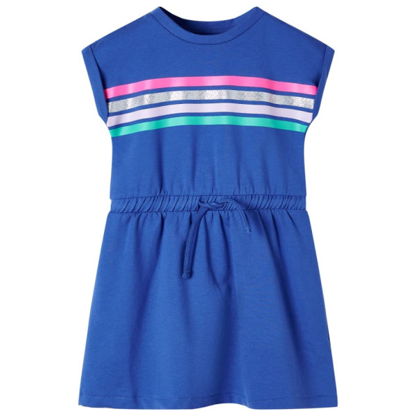 Vestido para niños con cordón azul cobalto 116 D