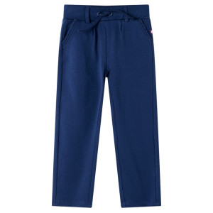 Pantalones para niños con cordón azul marino 128 D