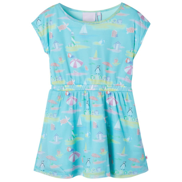 Vestido infantil color aguamarina claro 92 D