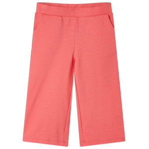 Pantalón infantil con perneras anchas coral 128 D