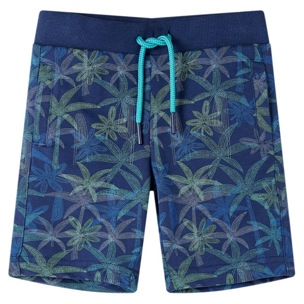 Shorts infantil com cordão azul marinho 104 D