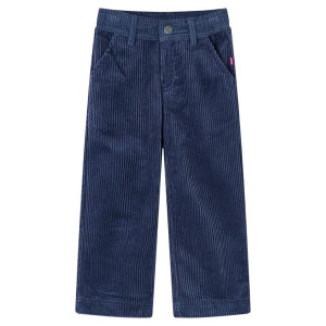 Pantalón para niños pana azul marino 92 D