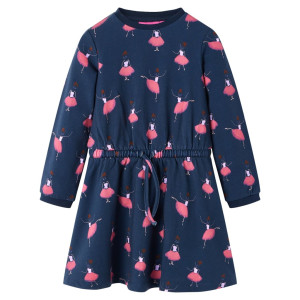 Vestido infantil azul marinho 104 D