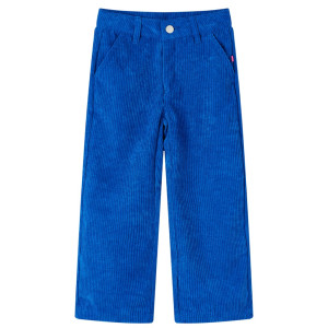 Calça infantil de veludo azul cobalto 128 D