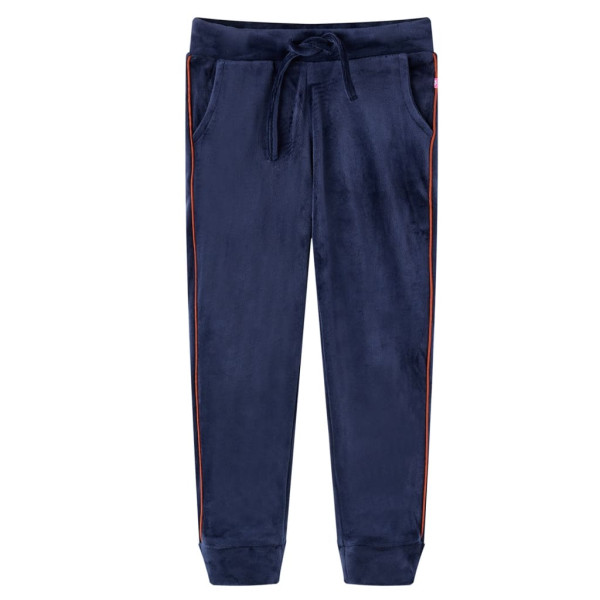 Pantalones de chándal para niños azul marino 140 D