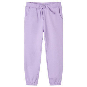 Pantalones de chándal para niños color lila 116 D