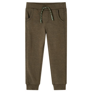 Calça de moletom infantil caqui mélange 104 D