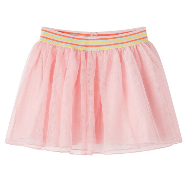 Saia infantil com tule rosa claro 92 D