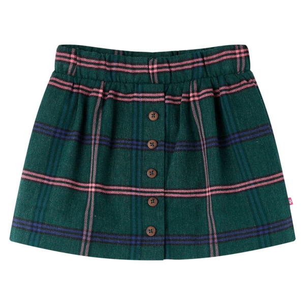 Falda para niños verde oscuro 92 D