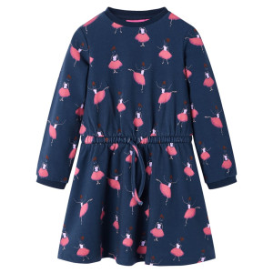 Vestido infantil azul marino 116 D