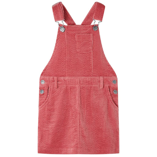 Vestido para niños pana rosa 128 D