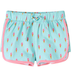 Shorts Infantil com Cordão Light Menta 92 D