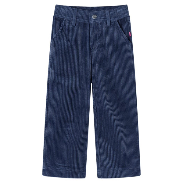 Pantalón para niños pana azul marino 104 D