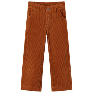 Pantalón para niños pana color coñac 92 D