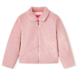 Chaqueta para niños de cuero sintético rosa 92 D