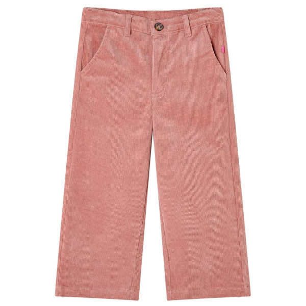 Pantalón para niños pana rosa envejecido 104 D