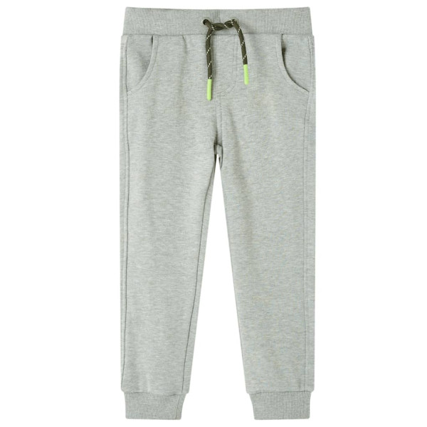 Calça de moletom infantil cáqui claro 140 D