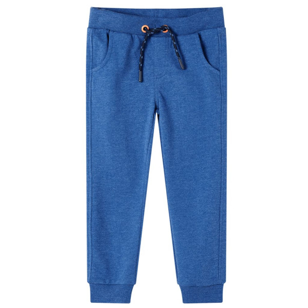 Calça de moletom infantil azul escuro 116 D