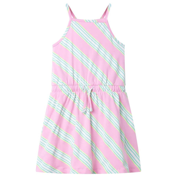 Vestido infantil sin mangas con cordón rosa 116 D