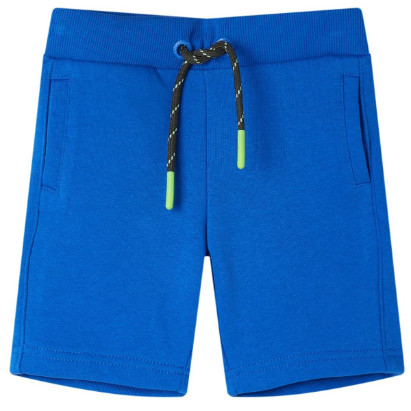 Pantalón corto para niños con cordón azul 128 D