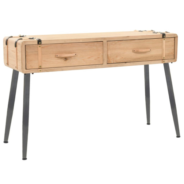 Mesa consola de madera de abeto maciza 115x40.5x76 cm D