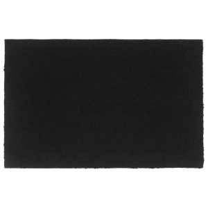 Felpudo de fibra de coco negro 65x100 cm D