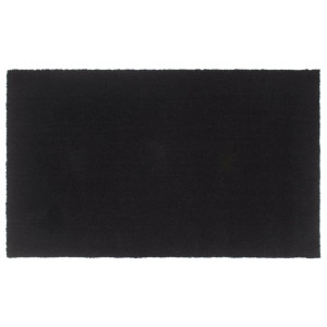 Felpudo de fibra de coco negro 90x150 cm D