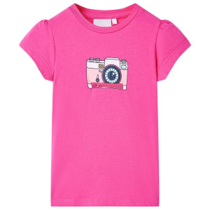 Camiseta infantil rosa oscuro 116 D