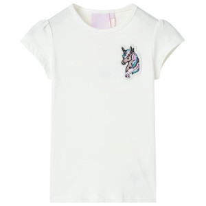 Camiseta de niños color crudo 140 D