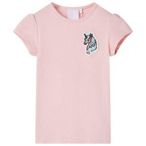 Camiseta de niños rosa claro 116 D