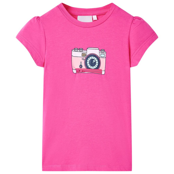 T-shirt infantil rosa escuro 140 D