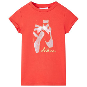 T-shirt infantil vermelho 104 D