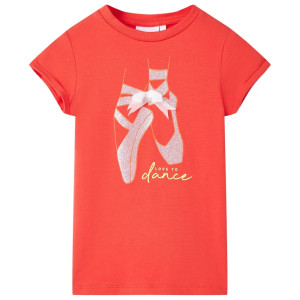 Camiseta de niños color rojo 128 D