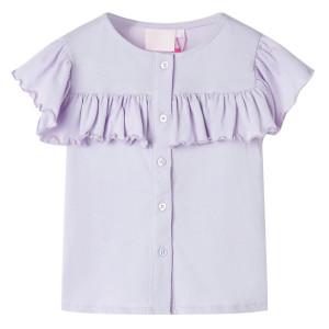 Camiseta de niños color lila 128 D