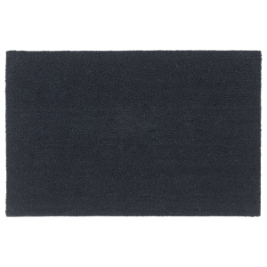 Felpudo de fibra de coco gris oscuro 65x100 cm D