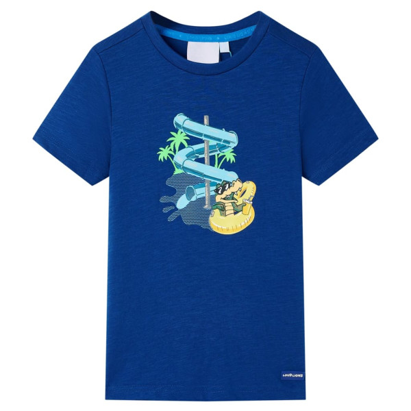 Camiseta infantil azul oscuro 128 D