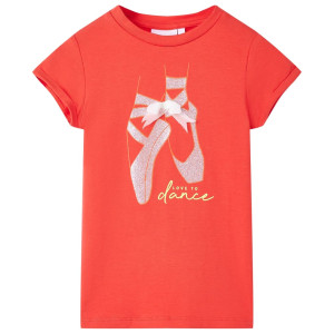 Camiseta de niños color rojo 116 D