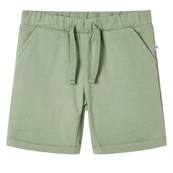 Shorts infantis com cabo caqui claro 104 D