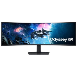 Monitor de jogos Ultrapanorâmico Curva Samsung Odyssey G9 49" LED DWQHD S49CG954EU preto D