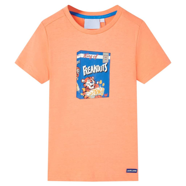 T-shirt manga curta laranja neon 92 D