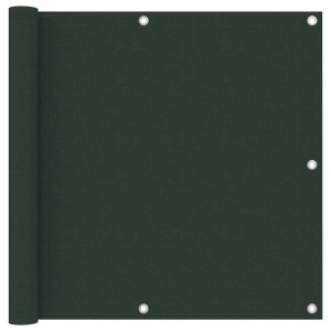 Toldo para balcón tela oxford verde oscuro 90x500 cm D