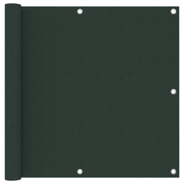 Toldo para balcón tela oxford verde oscuro 90x400 cm D