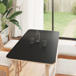 Pegatina de mueble autoadhesiva PVC negro mate 90x500 cm D