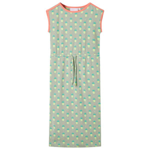 Vestido infantil verde mint viejo 104 D