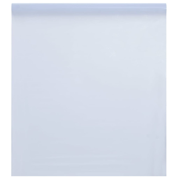 Película para janela transparente em PVC branco fosco 60x2000 cm D