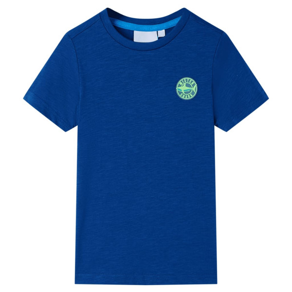 Azul escuro crianças t-shirt 140 D